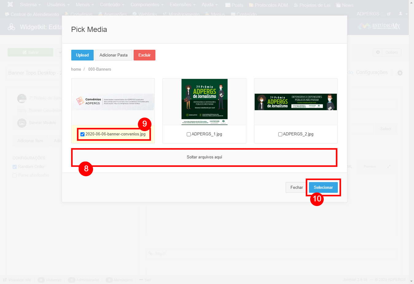 Adicionar conte&uacute;do numa Anima&ccedil;&atilde;o