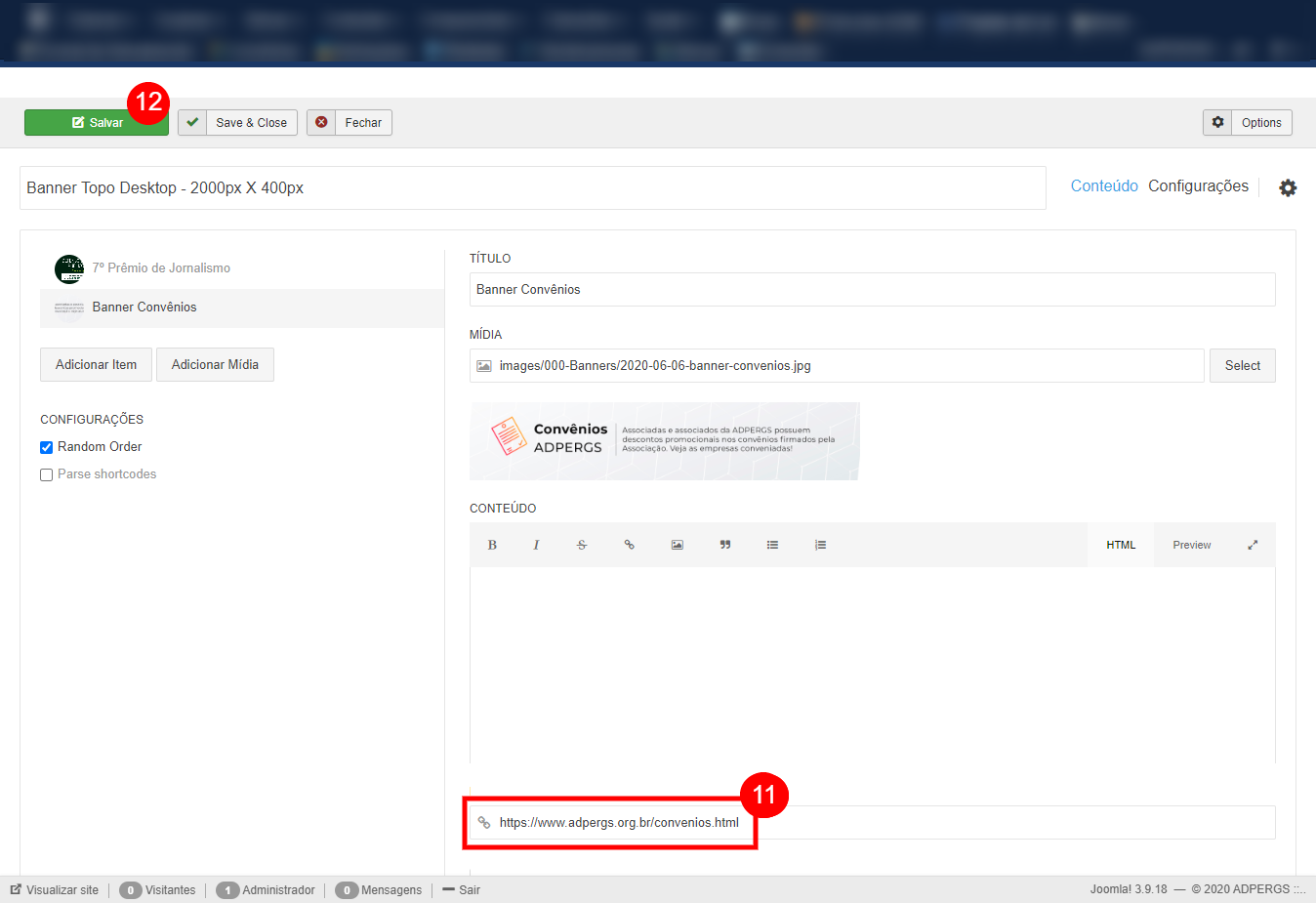 Adicionar conte&uacute;do numa Anima&ccedil;&atilde;o