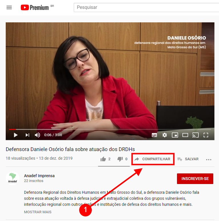 Incluir um V&iacute;deo do Youtube no meu Post