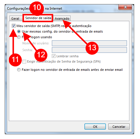 Instalar meu e-mail no Outlook